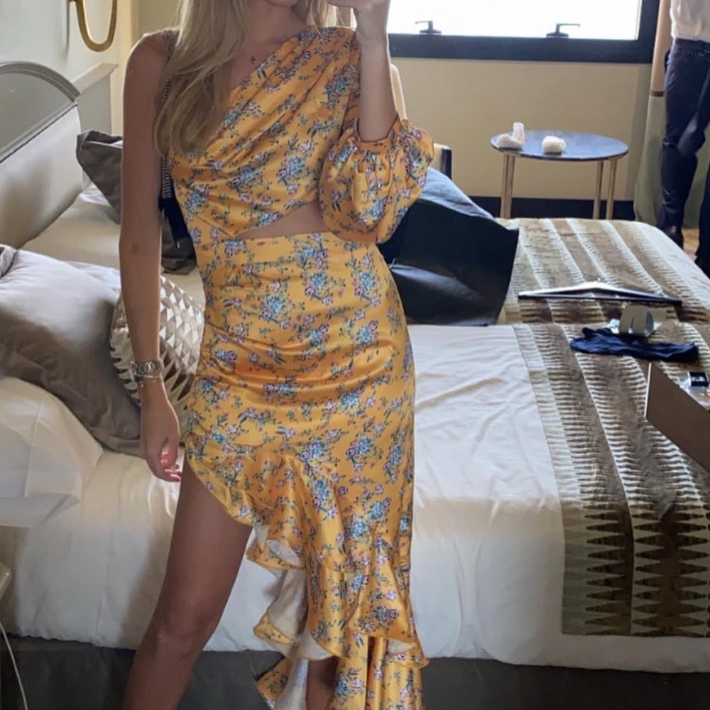 Worn once wedding guest dress Medium